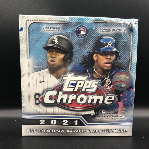 2021 Topps Chrome MLB Baseball Mega Box - New Sealed - Picture 1 of 4